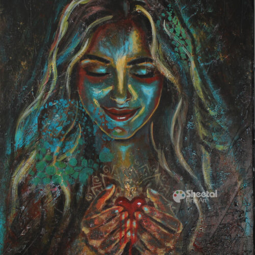  “Look Within” 16x20 Acrylic On Canvas (Available as Original & Prints)