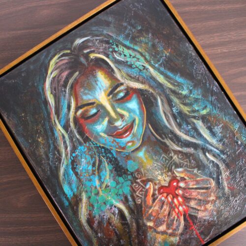 Alternative view of  “Look Within” 16x20 Acrylic On Canvas (Available as Original & Prints)