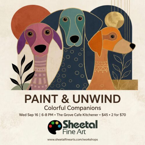 Workshop - Paint & Unwind - Colorful Companions